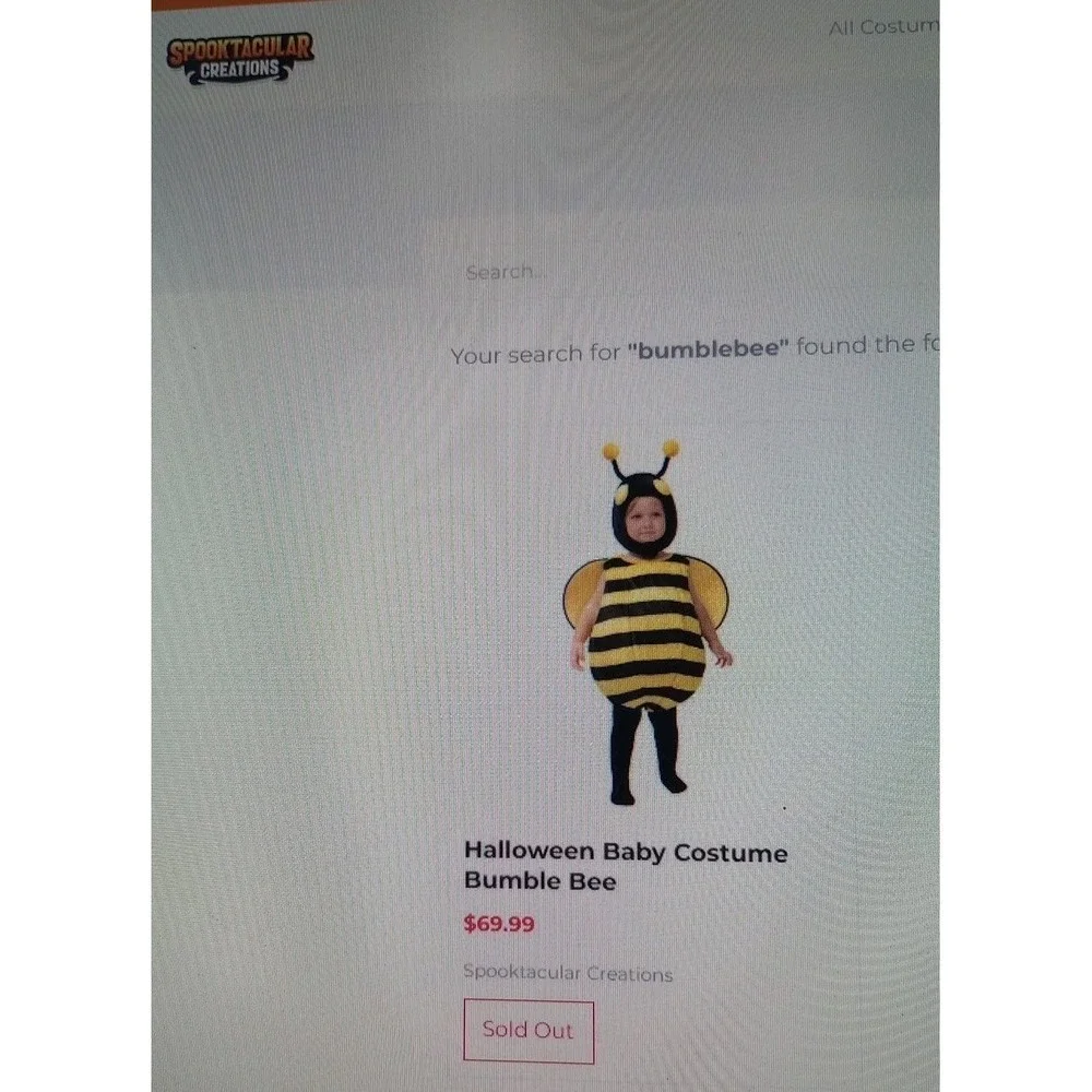 Baby Bumble Bee Costume 18–24 Months Spooktacular Creations Hood Wings Halloween